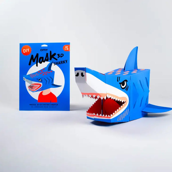 3D Shark Mask - Linzis