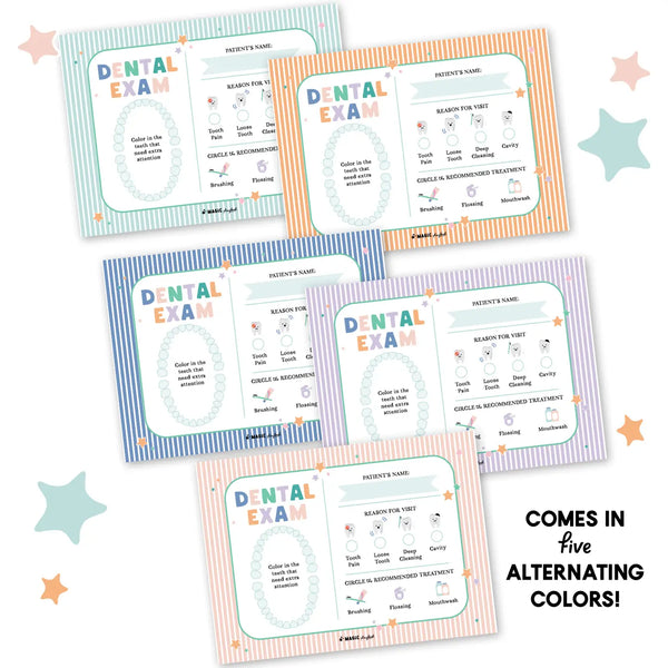 Dentist Pretend Play Notepad - Linzis