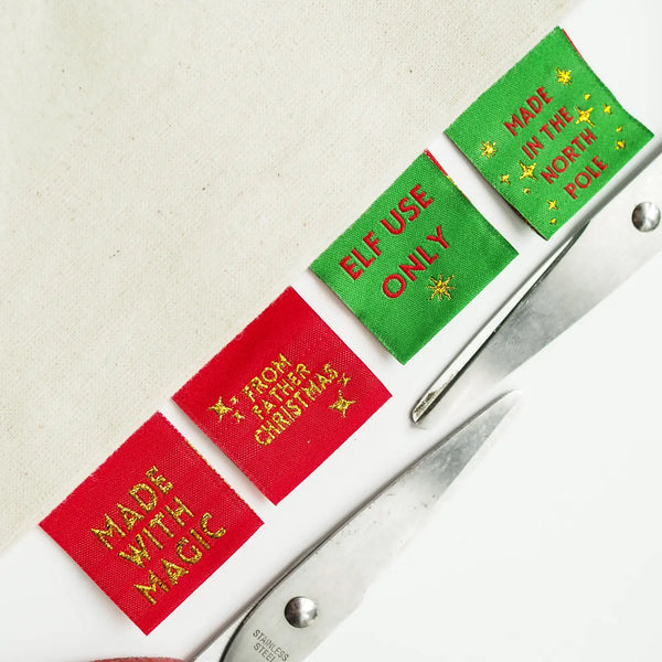 Elf Use Only Sew in Tags - Linzis