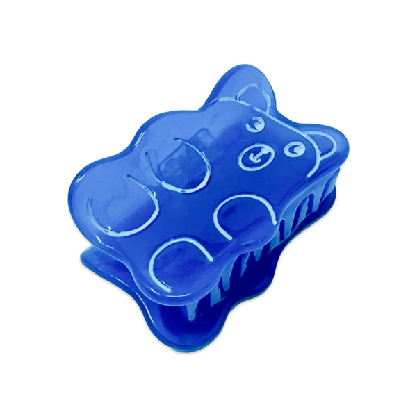 Mini Blue Gummy Bear Hair Claw Clip - Linzis