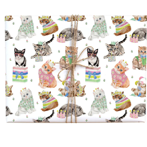 Birthday Cat Gift Wrap