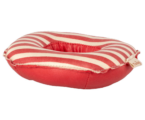 Rubber Boat, Small mouse - Red Stripe - Linzis