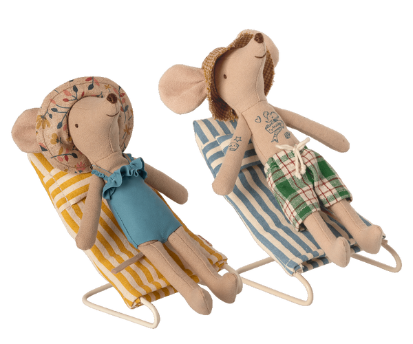 Beach chair set, Mouse - Linzis