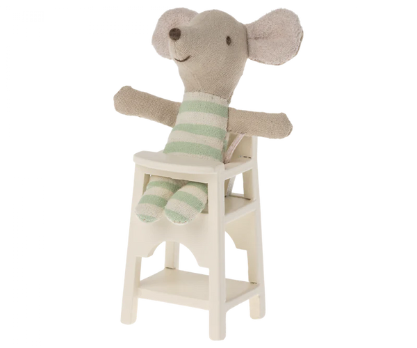 High Chair, Mouse - Off White - Linzis