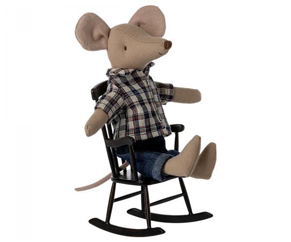 Rocking chair, Mouse - Anthracite - Linzis