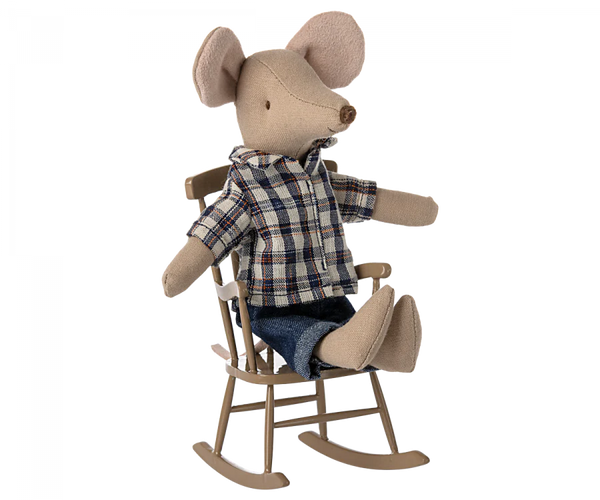 Rocking chair, Mouse - Light brown - Linzis