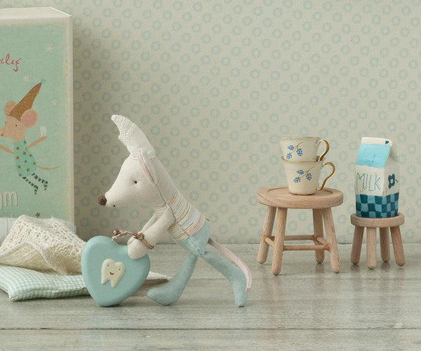 Table and stool set, Mouse - Linzis