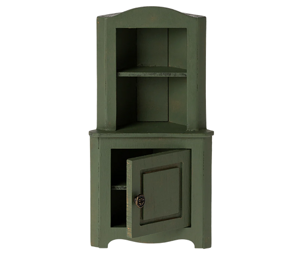 Corner cabinet, Mouse - Dark green - Linzis