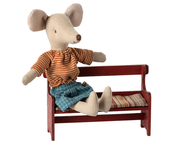 Bench, Mouse - Red - Linzis