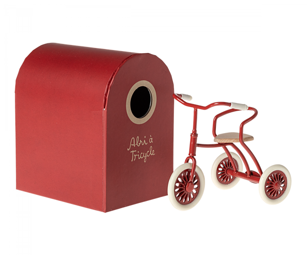 Abri à Tricycle, Mouse - Red - Linzis