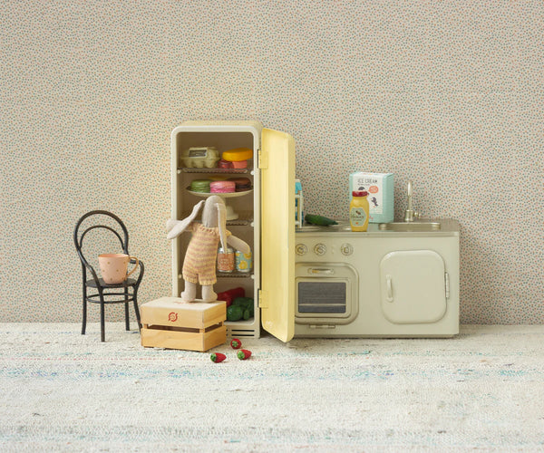 Miniature Fridge - Yellow - Linzis