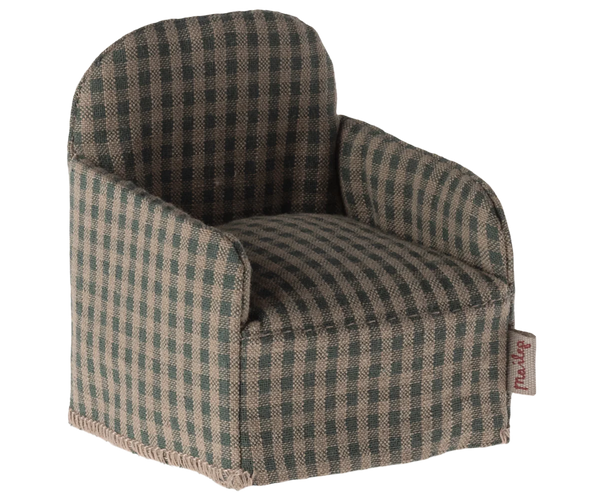 Chair, Mouse - Green checker - Linzis