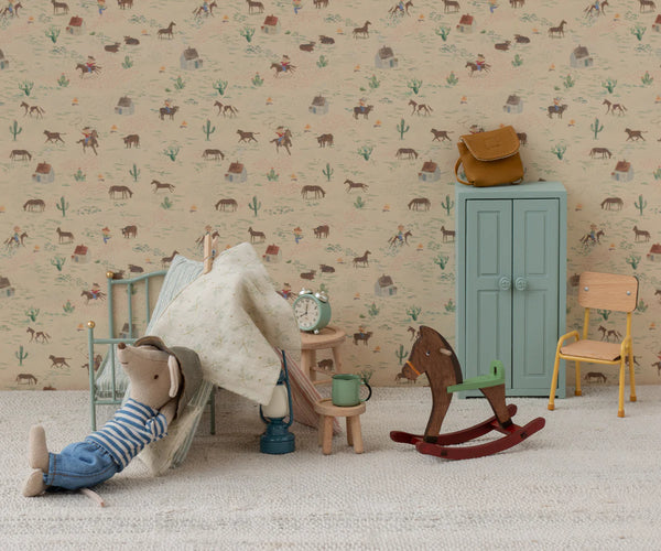 Rocking horse, Mouse - Dark brown - Linzis