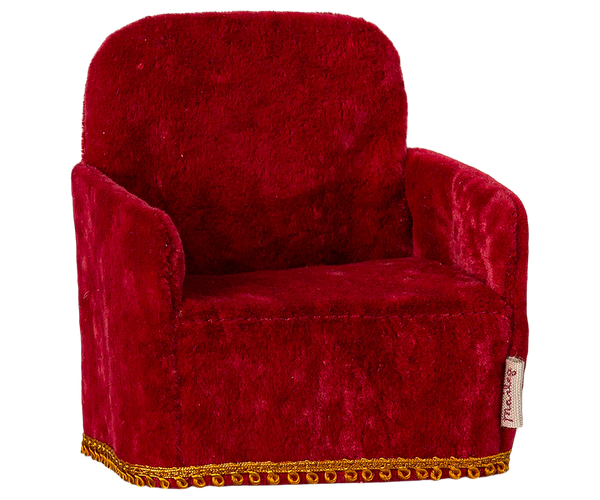 Folding chair, Mouse - Red - Linzis