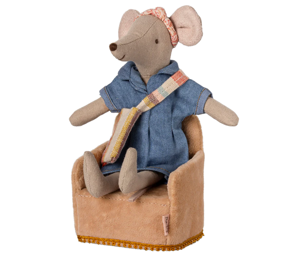 Folding chair, Mouse - Powder - Linzis