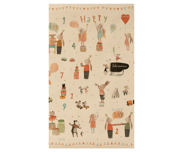 Giftwrap, Happy Day - 10 m - Linzis