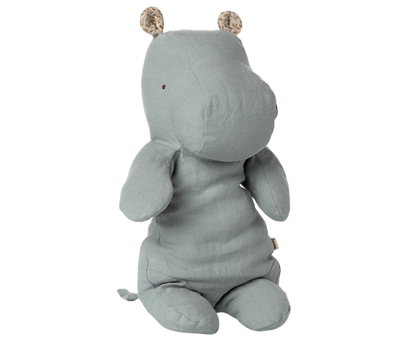 Safari friends, Hippo, Medium - Blue grey - Linzis