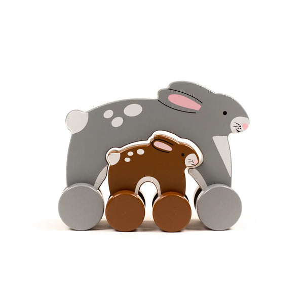 Bunny Big & Little Wooden Roller - Linzis