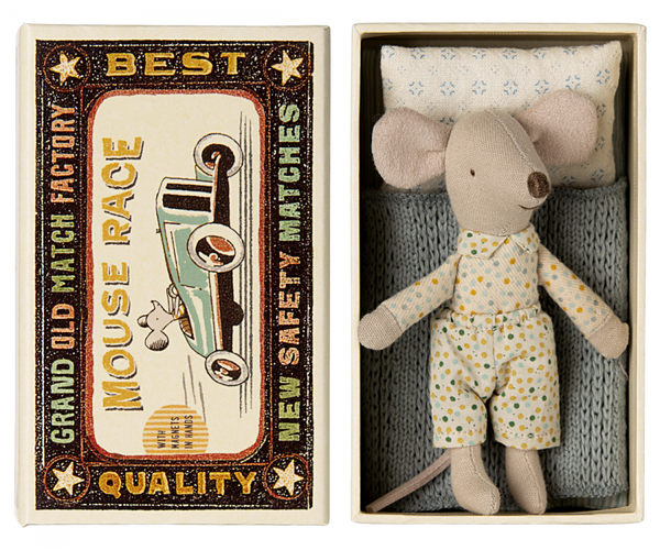 Little brother mouse in matchbox - Linzis
