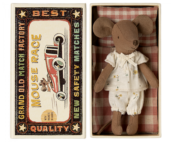 Big sister mouse in matchbox - Linzis