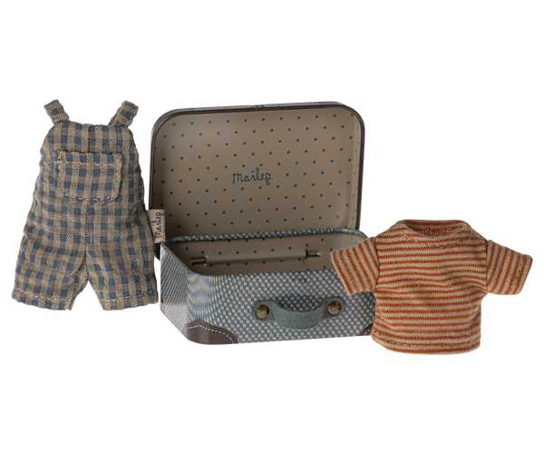 Overalls & Shirt in Suitcase, Mouse - Big Brother - Linzis