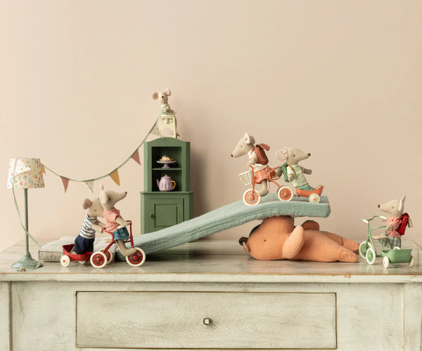 Tricycle mouse, Big sister - Coral - Linzis