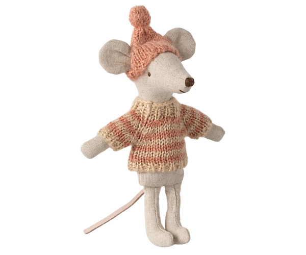 Knitted Sweater and Hat, Big Sister Mouse - Linzis