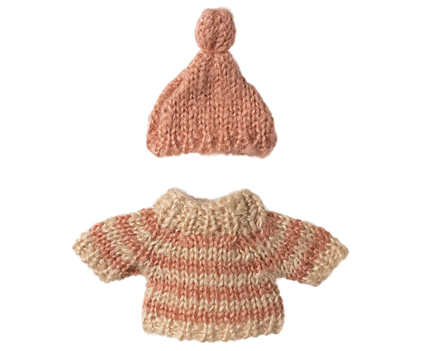 Knitted Sweater and Hat, Big Sister Mouse - Linzis