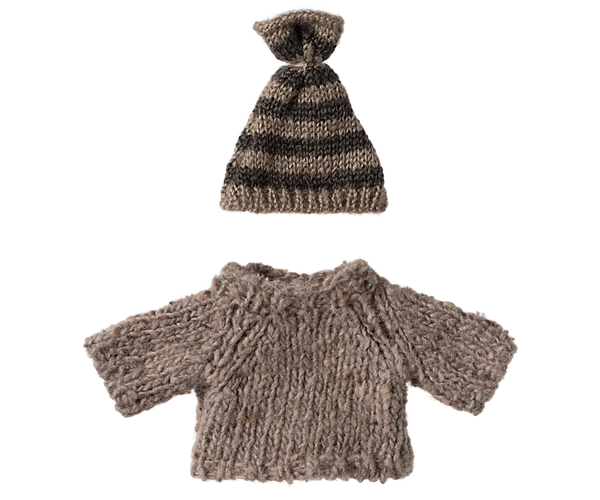 Knitted Sweater and Hat, Big Brother Mouse - Linzis