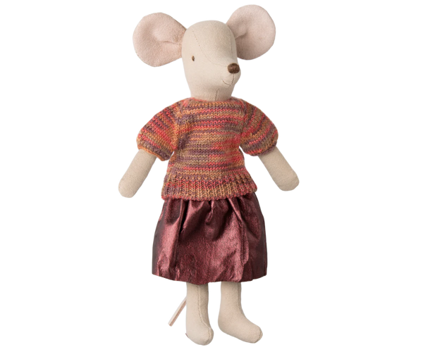 Skirt and Knitted Blouse, Mum Mouse - Linzis