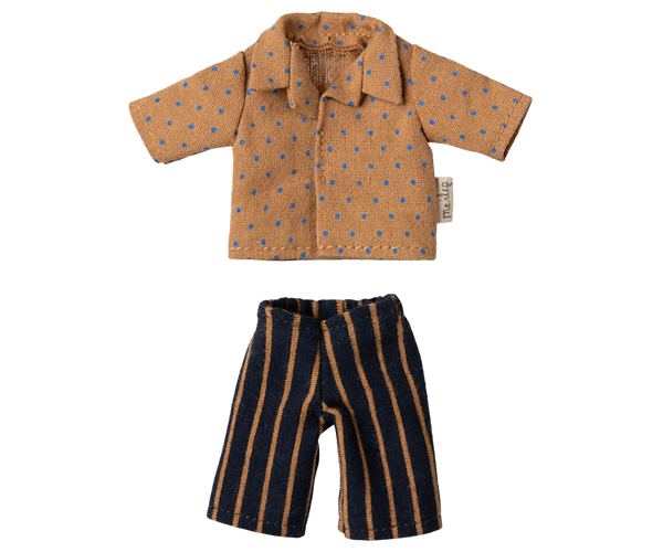 Shirt and striped pants, Dad mouse - Linzis