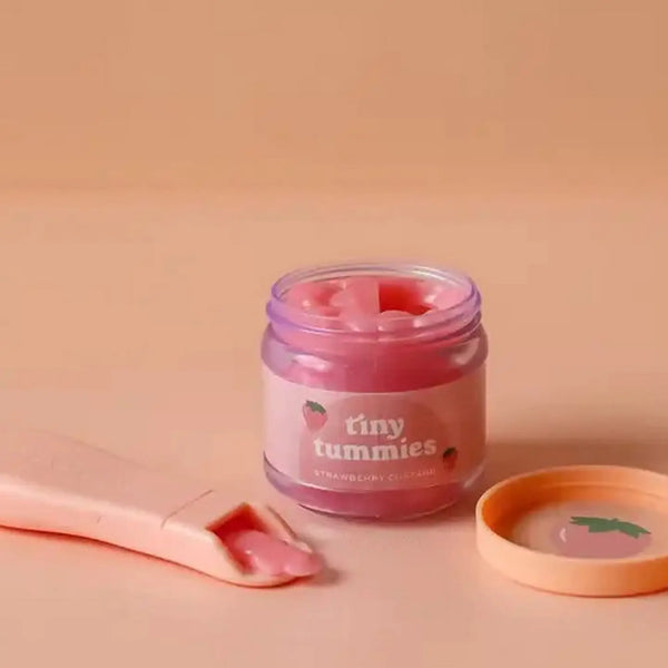 Tiny Tummies - Strawberry Jelly Food - Jar and Spoon - Linzis