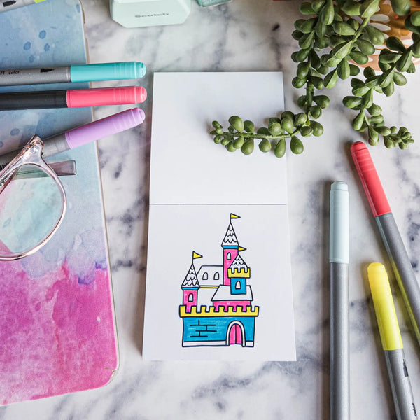 Mythical and Magical Mini Coloring Book - Linzis