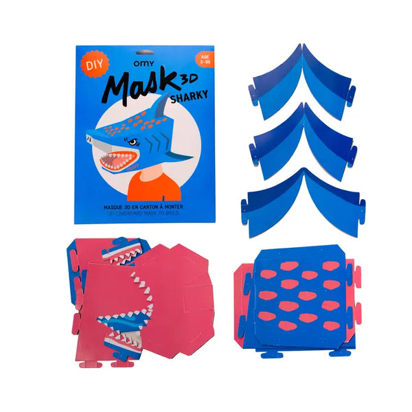3D Shark Mask - Linzis