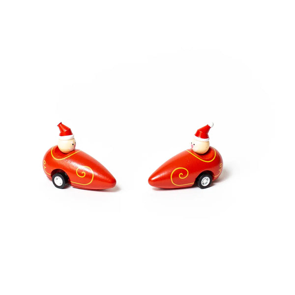 Pull Back Santa Christmas Sleigh - Linzis