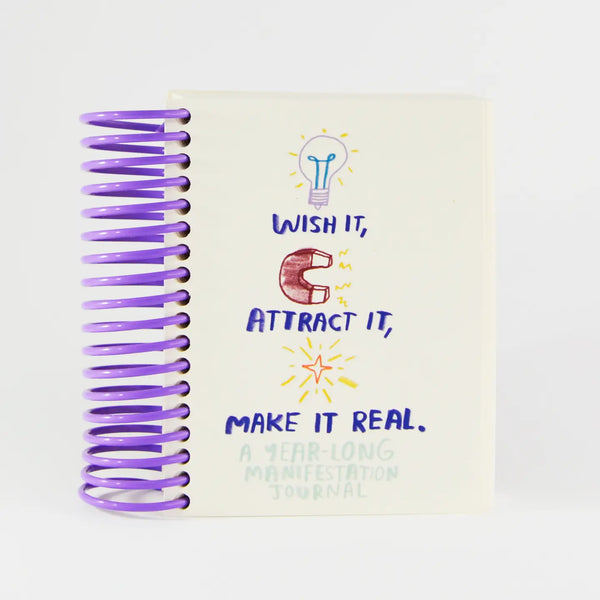 Wish It, Attract It, Make It Real - A Manifestation Journal - Linzis