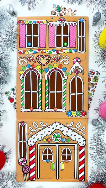 Kawaii Christmas Sticker Advent Calendar - Linzis