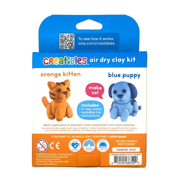 Creatibles D.I.Y. Air-Dry Clay Kit: Pet Bffs - Linzis