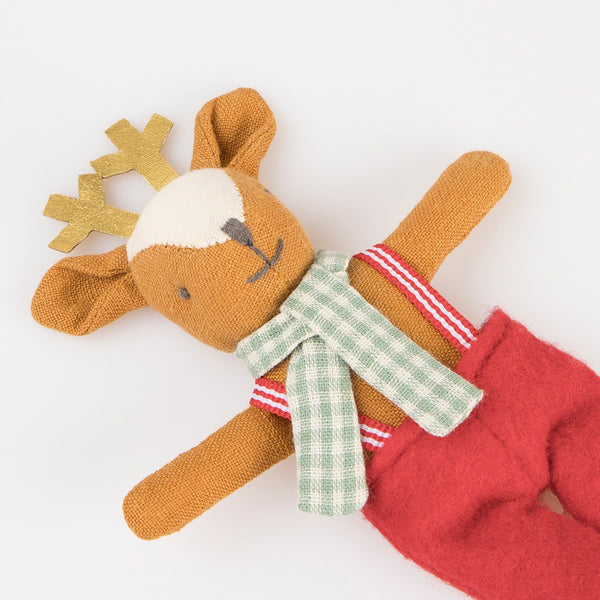 Reindeer Mini Doll & Suitcase - Linzis