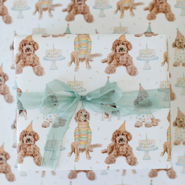 Birthday Dogs Gift Wrap