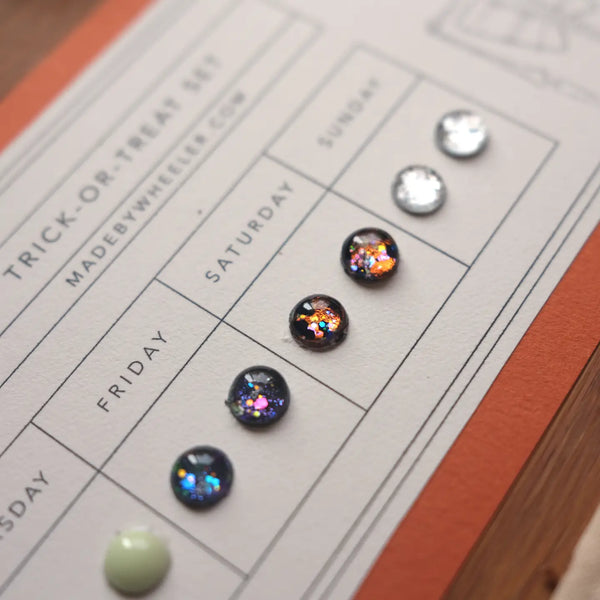 Trick-Or-Treat Stick-On Earring Set - Linzis