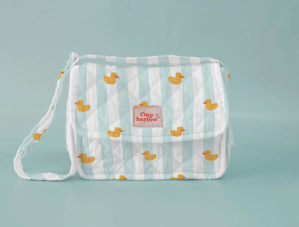 Tiny Tummies Nappy Bag - Blue Ducky - Linzis
