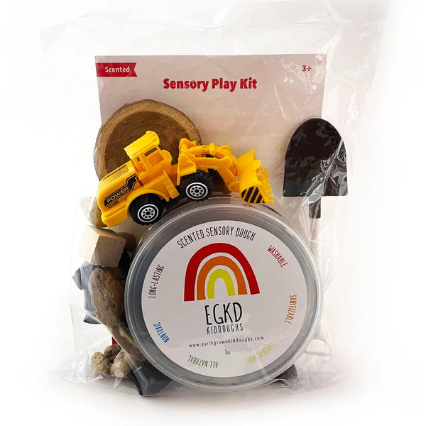 Construction (Cookies 'n Cream) Kiddough Play Kit - Linzis