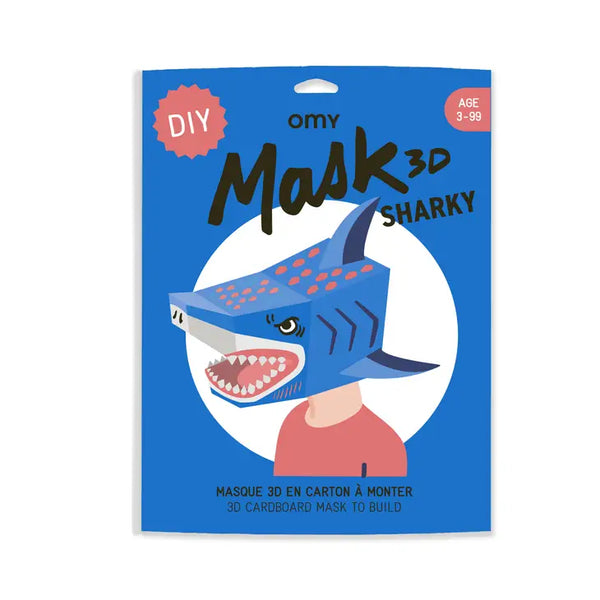3D Shark Mask - Linzis
