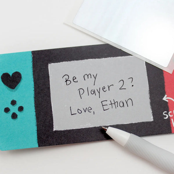 Scratch-Off Valentines - Game On - Linzis