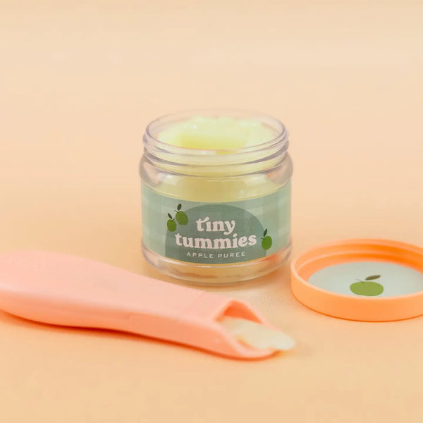 Tiny Tummies - Apple Jelly Food - Jar and Spoon - Linzis