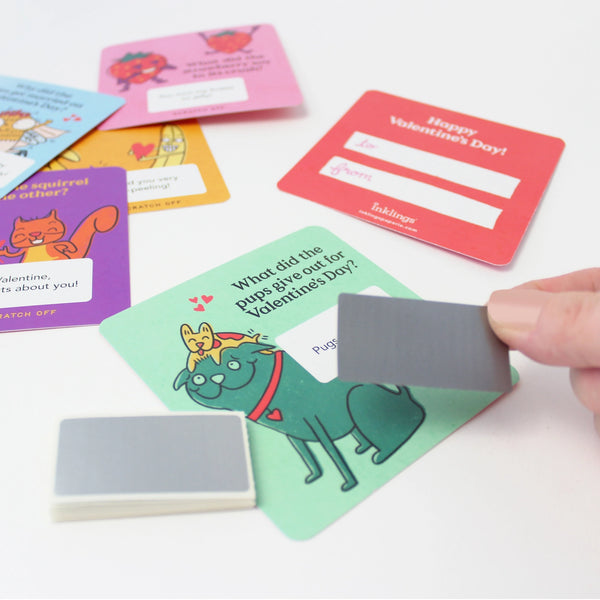 Scratch-Off Joke Valentines - Jokes For Kids