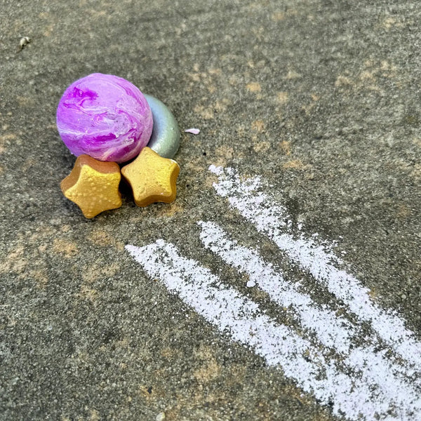 Mini Galaxy Handmade Sidewalk Chalk - Linzis