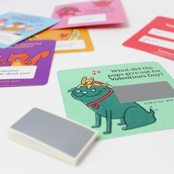 Scratch-Off Joke Valentines - Jokes For Kids