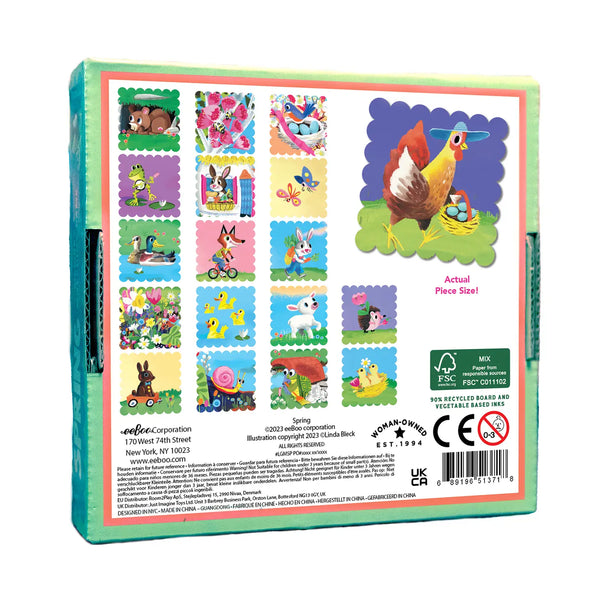 Spring Little Square Memory Game - Linzis